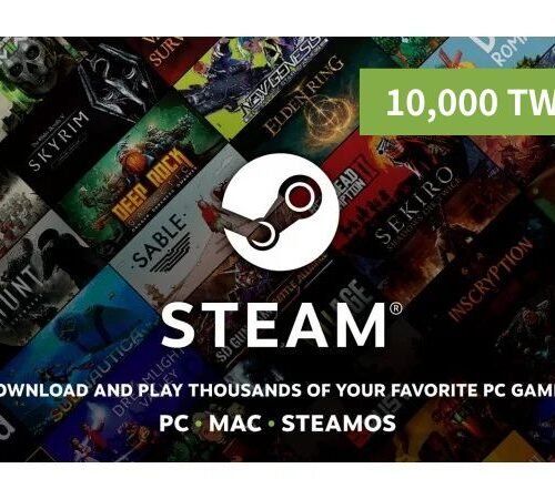 [台灣]Steam 10,000元台幣錢包 蒸氣卡/爭氣卡