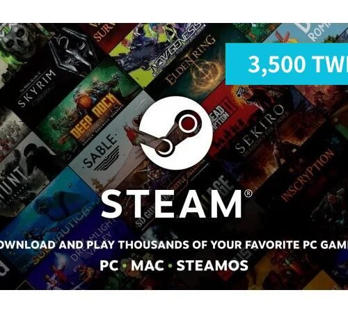 [台灣]Steam 3,500元台幣錢包 蒸氣卡/爭氣卡