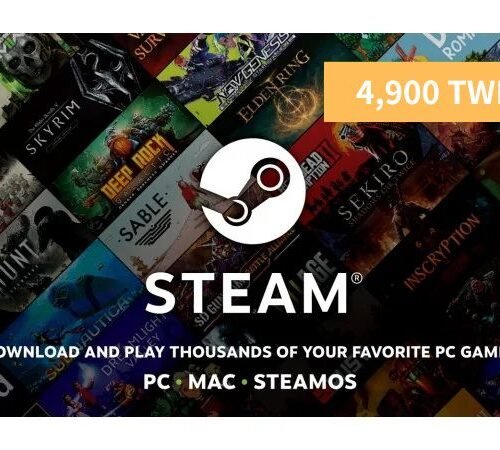 [台灣]Steam 4,900元台幣錢包 蒸氣卡/爭氣卡