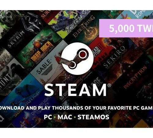[台灣]Steam 5,000元台幣錢包 蒸氣卡/爭氣卡