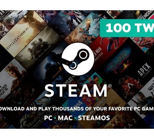 [台灣]Steam 100元台幣錢包 蒸氣卡/爭氣卡