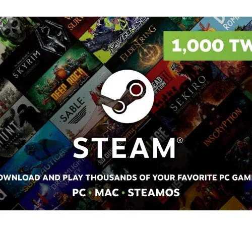 [台灣]Steam 1,000元台幣錢包 蒸氣卡/爭氣卡