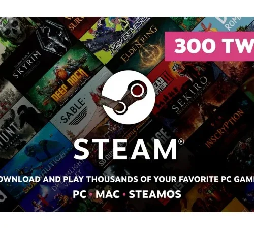 [台灣]Steam 300元台幣錢包 蒸氣卡/爭氣卡