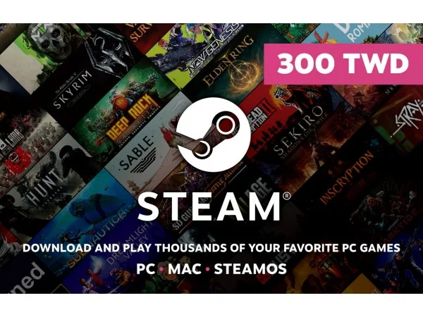 [台灣]Steam 300元台幣錢包 蒸氣卡/爭氣卡