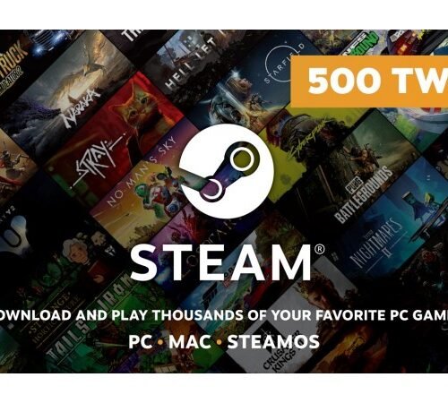 [台灣]Steam 500元台幣錢包 蒸氣卡/爭氣卡